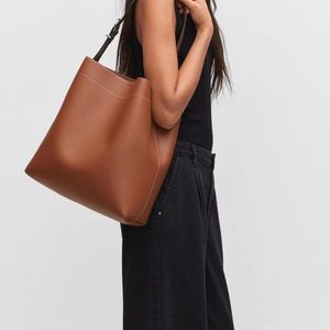 Mango short handle shopper bag